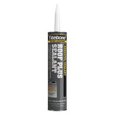 Titebond 3241 Roof Plus Sealant, 10 Oz, Cartridge, Clear, Hybrid Base