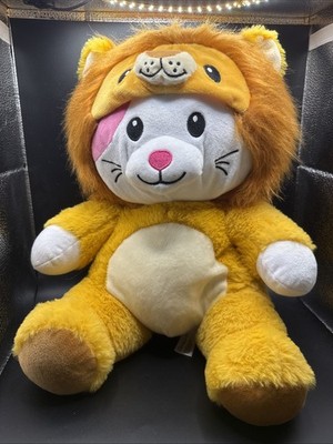 Disguisimals WHISKERS the Lion Cat Plush Peek-A-Boo Toys 14.5 