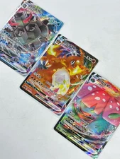 3Pcs Pokemon TCG S- Chinese Charizard Blastoise Venusaur VMAX NM IN STOCK