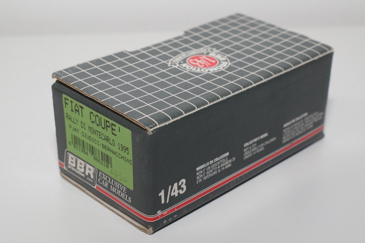 ミニカー 1/43 FIAT Coupe Rally di Montecarlo 1995 2d7241005eebea1e64ebc1f1222a8b