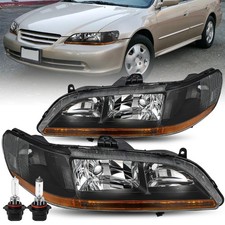 Headlight Assembly Set For 1998-2002 Honda Accord 2-door4-door