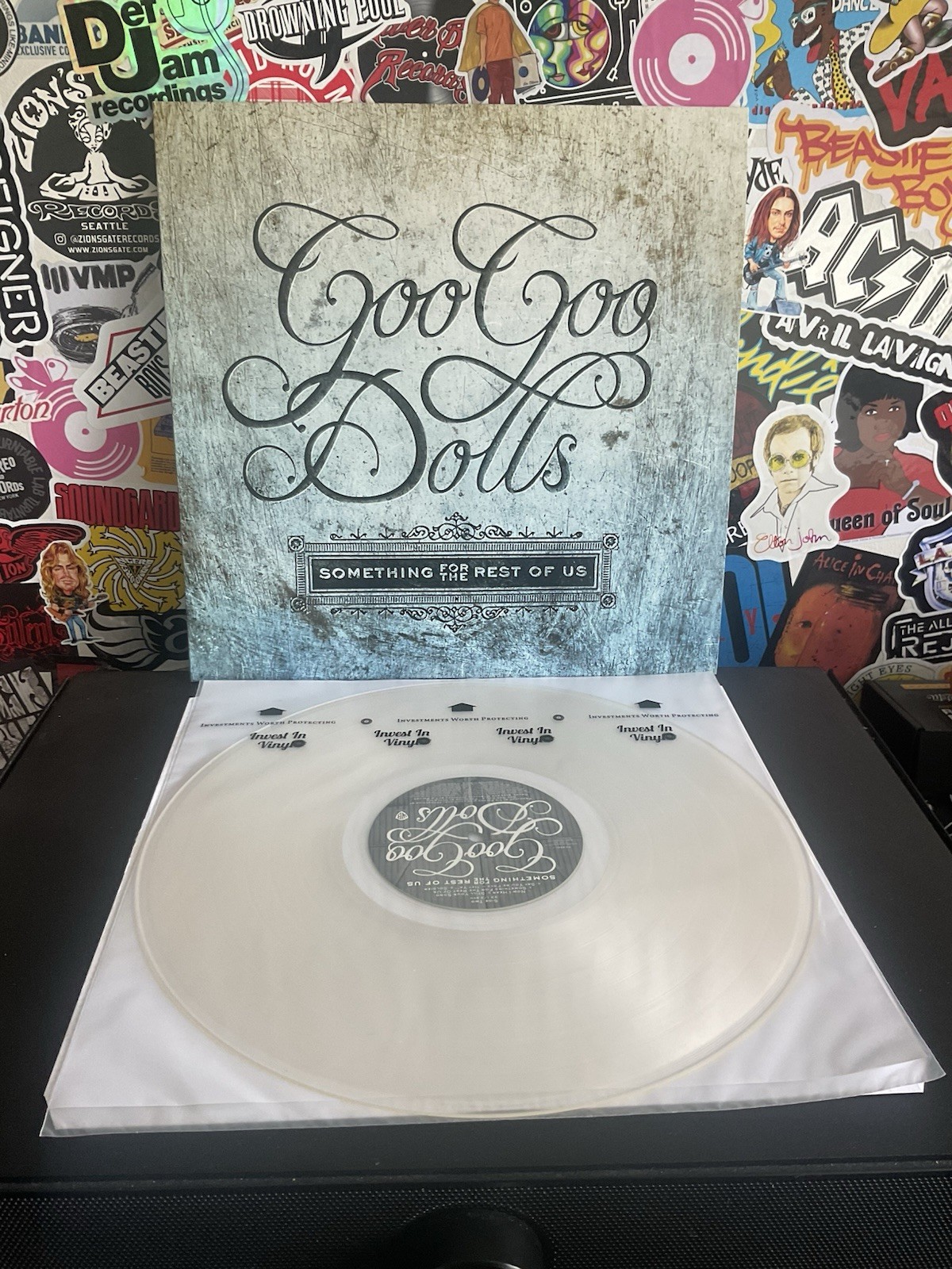 GOO GOO DOLLS Topography 5LP VG+ COLORED VINYL W/HYPE STICKER/1000 