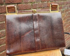 Jane Shilton Vintage Lizard Handbag In Near MINT Beautiful Condition . 
