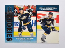 1999-00 Pacific Omega #131 Richard Lintner Karlis Skrastins RC