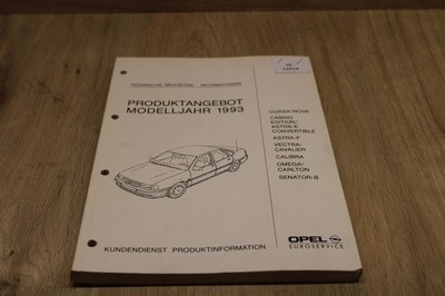 Opel Senator Calibra Technische Neuheit Produckterhaltung 93751  1993 xb12514