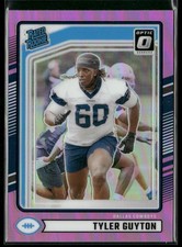 Tyler Guyton 2024 Donruss Optic Football Pink #400 RC