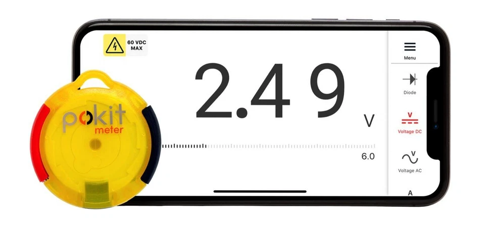 PokitMeter - Portables Multimeter, Oszilloskop und Logger, transparent - Bild 4 von 4