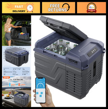 Refrigerador y congelador portátil para automóvil de 12 V - 9 L, -4 ° F a 68 ° F, enfriador de CC/AC para Campi