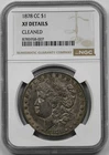 1878-CC $1 NGC XF Details (Cleaned) Morgan Silver Dollar
