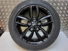 MINI R60 Countryman 17" Black Double Spoke R124 Alloy Wheel Rim and Tyre 9803726