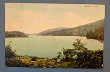 1909 postcard CENTER LAKE, BECKET Massachusetts