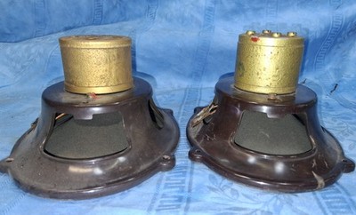 pair Grundig 16cm Fullrange Middrange Speaker DEW AlNiCo Magnet Typ 160