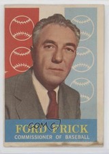 1959 Topps Ford Frick #1 HOF 0i7l
