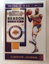 Panini 2019-20 Contenders LeBron James Los Angeles Lakers #70 Basketball Card