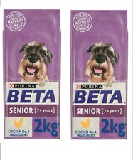 ( Pack Of 2 )Beta Senior Dry Dog Food With Chicken 2kg Free Postage 20.00 per kilo