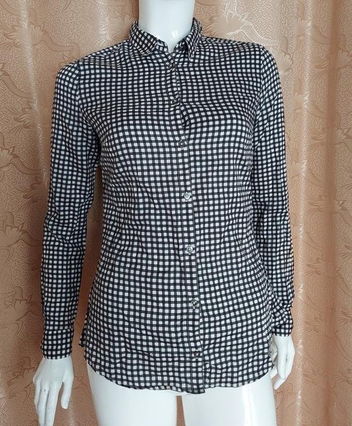 Women Barbour Shirt Black M