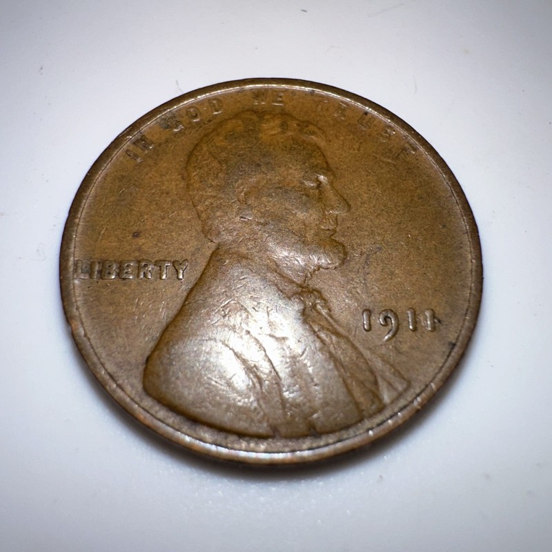 1911 Lincoln Wheat Cent (lot 43)
