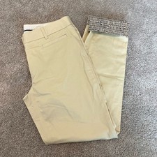 Brooks Brothers Women's Natalie Fit Light Cream Trouser Size 4