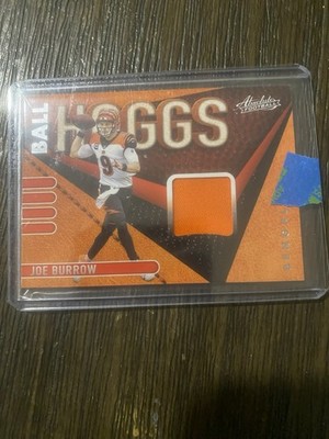 2021 Panini Absolute - Ball Hoggs Relics Joe Burrow #BH2 (MEM)