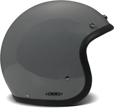 Casco moto e Scooter DMD Vintage Solid Crayon Grey Omologato Taglia L