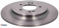 2X Bremsscheibe Ackoja A52-40017 2 Bremsscheiben Hinterachse Hinten