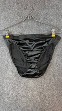 Victoria  s Secret Black Hi-Leg Brief Panties Size L
