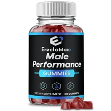 Erecta Max+ Gummies – Official ErectaMax+ Natural Energy Supplement (1 Pack)