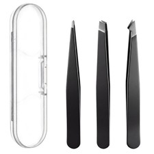 3 PCS Tweezers for Eyebrows Ingrown Hair Removal Tweezer Set