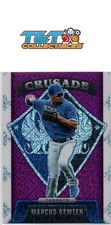 2022 Panini Chronicles Crusade Purple Mojo #24 Marcus Semien Blue Jays /99 4A