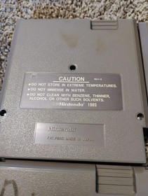 NES 4 Game Lot Super Mario Bros, Baseball, Metal Gear, California Games Nintendo