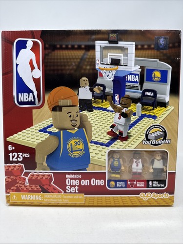 NBA One on One C3 Bloques de Construcción Juego de Cancha Curry Wade Nuevo - Imagen 1 de 6