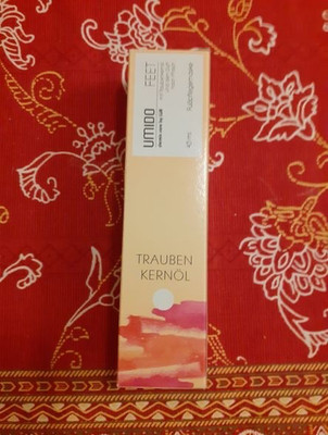 45 ml UMIDO Fusspflege organic mit Traubenkernöl, Pfirsich Duft OVP NEU