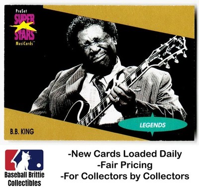 1991 Pro Set SuperStars MusiCards #14 B.B. King