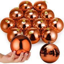 12 Pcs Large Christmas Ball Ornaments Giant Oversized Plastic Shatterproof Ch...