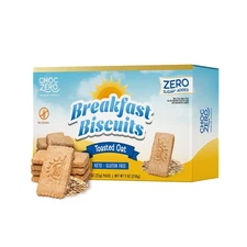 ChocZero Toasted Oat Breakfast Biscuits Gluten Free 30 Count 9 Ounce