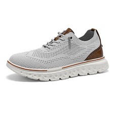 Men's Casual Dress Sneakers Lace-Up Oxfords Business Breathable Walking Shoes