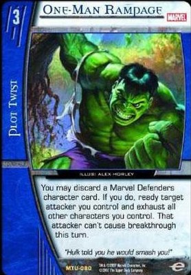 One-Man Rampage - Marvel Team-Up - Vs System