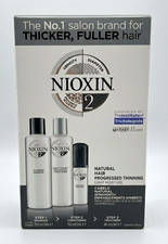 NIOXIN System 2 Kit Shampoo Conditioner Treatment Thicker Fuller