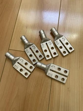 Burndy YA26L4TCG1 Copper Compression Terminals, 5 Pieces Total