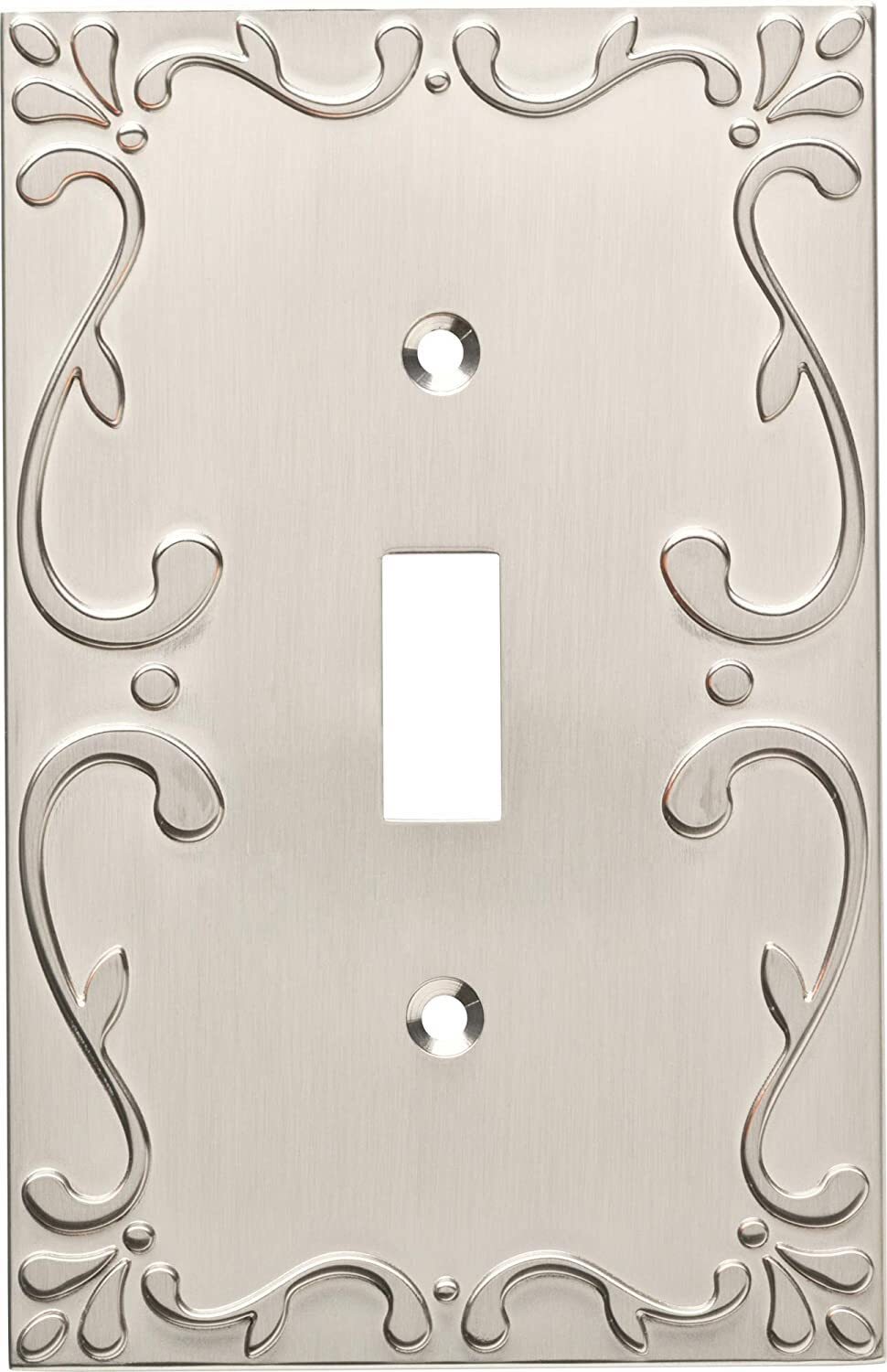 Franklin Brass W35070SN Satin Nickel Classic Lace Single Switch Cover Wall Plate