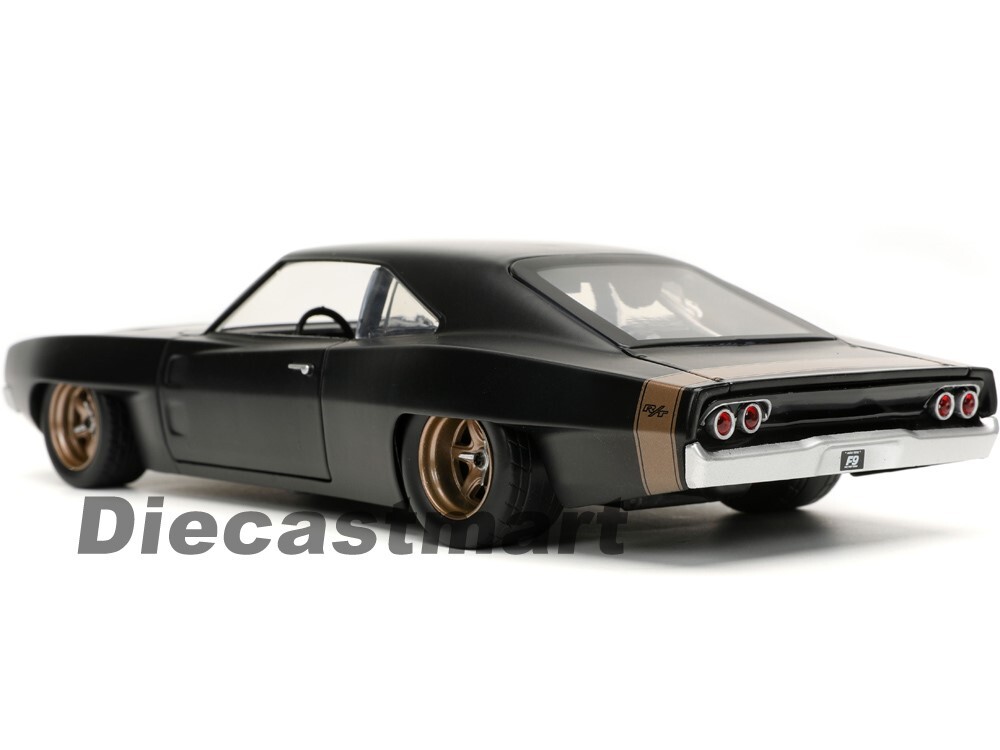 Fast&Furious 1:24 '68 ダッジチャージャー&トヨタスープラ Jada 1:24 Fast & Furious Dom's 1968 Dodge Charger Widebody