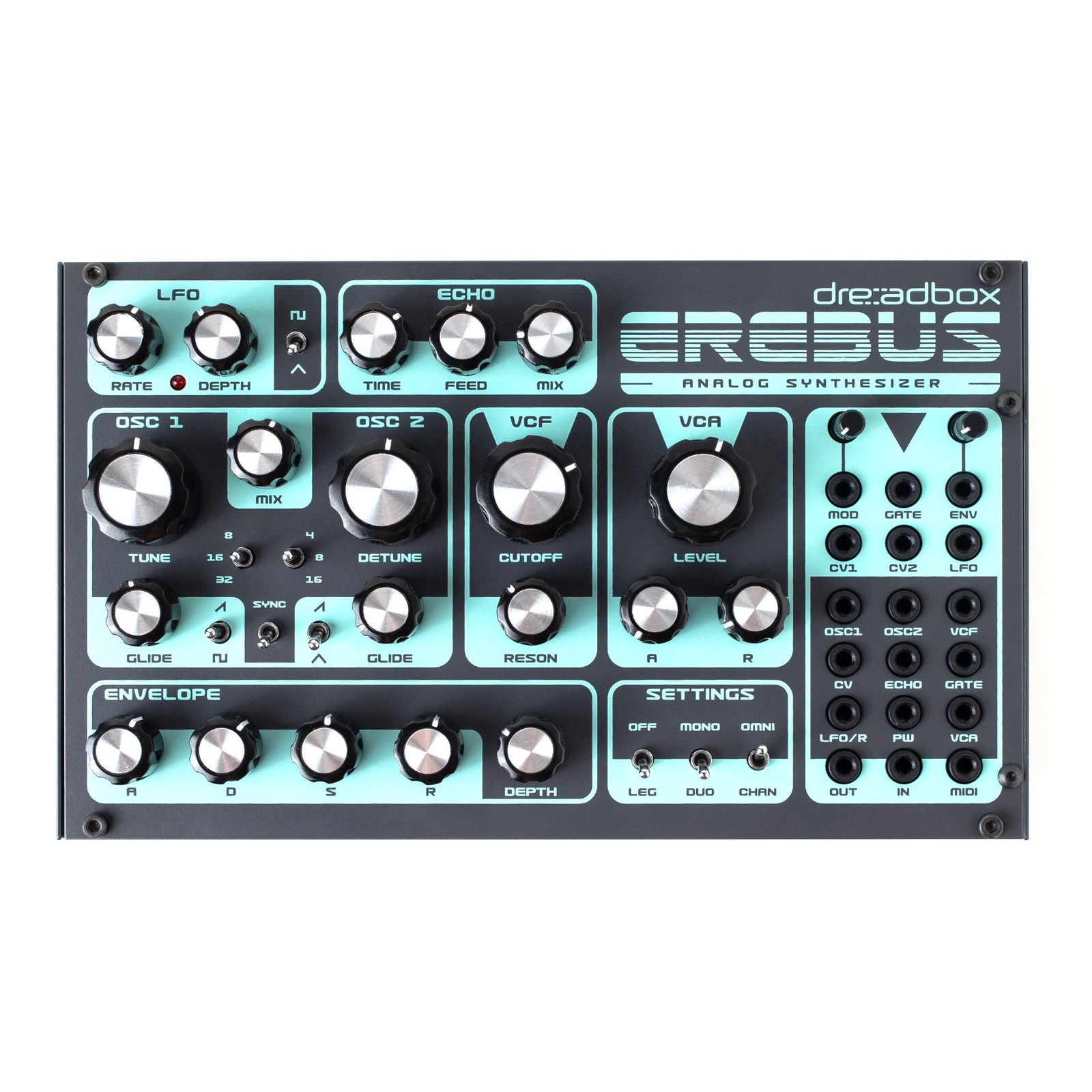 Dreadbox Erebus 2 Voice Paraphonic Аналоговый синтезатор с питанием от USB 62490₽