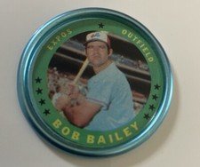 1971 Topps Baseball Coin # 59 Bob Bailey - Montreal Expos In Mint Condition