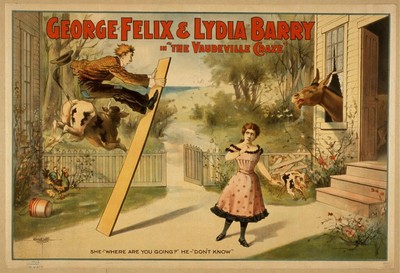 Photo:George Felix & Lydia Barry in The vaudeville craze