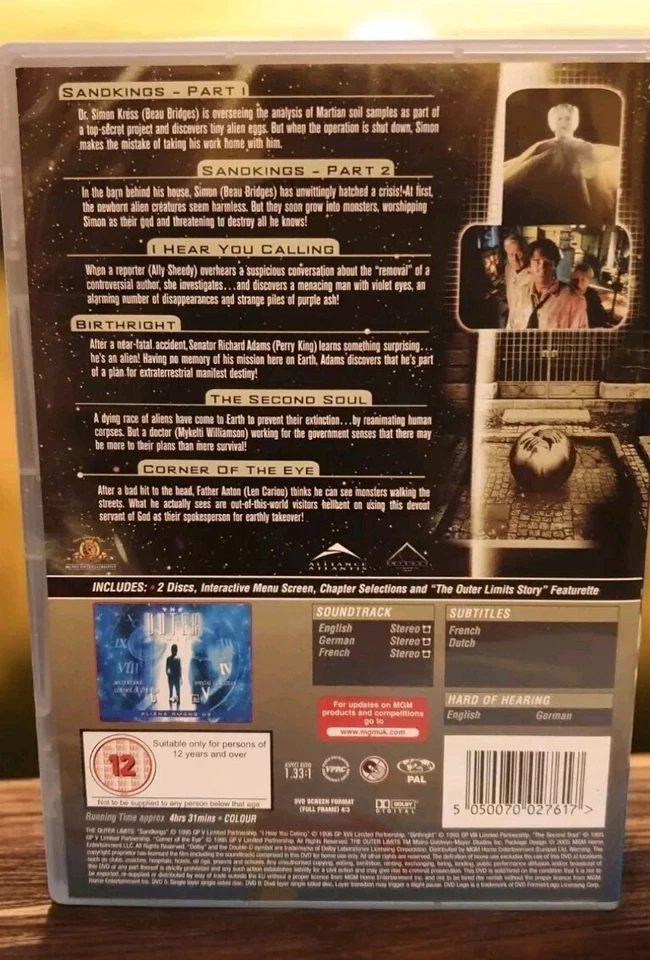 The Outer Limits dvd Brand New P&P Free - Image 2 of 2