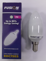 2X 7W Fusion Energiesparend Cfl Kerze GlüHbirnen Ses ,E14 Kleine Edison Schraube