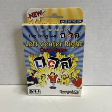 LCR - Left Center Right Card Game by George & Company - Yellow Box