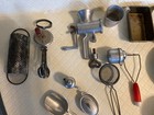 1950’s Toy Aluminum Cookware, Utensils, Meat Grinder & Egg Beater — photo 8