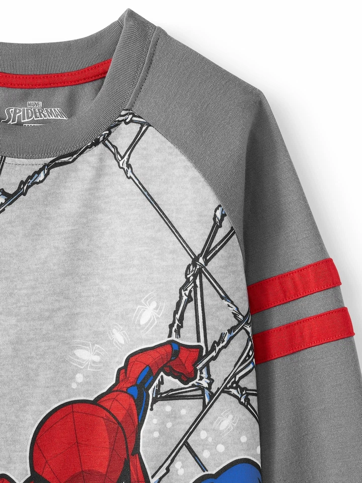 Conjunto de pijama Spiderman pantalones camisa salón niños 6 7 S M Marvel Disney Avengers nuevo con etiquetas Foto 3 de 3