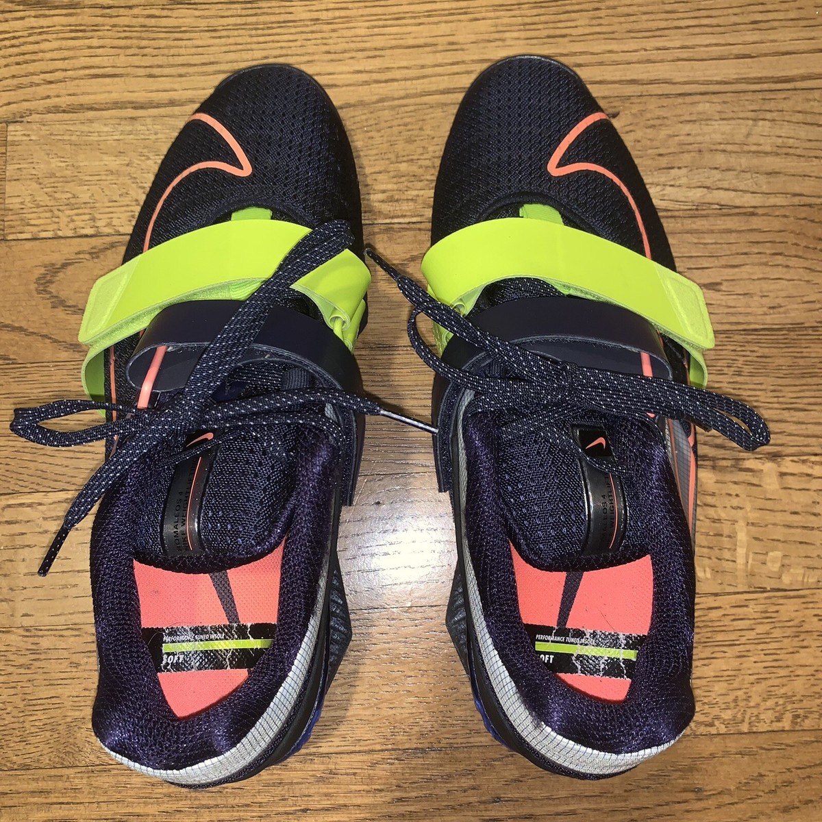 Nike Romaleos 4 Blackened Blue Cyber Weightlifting Shoes
